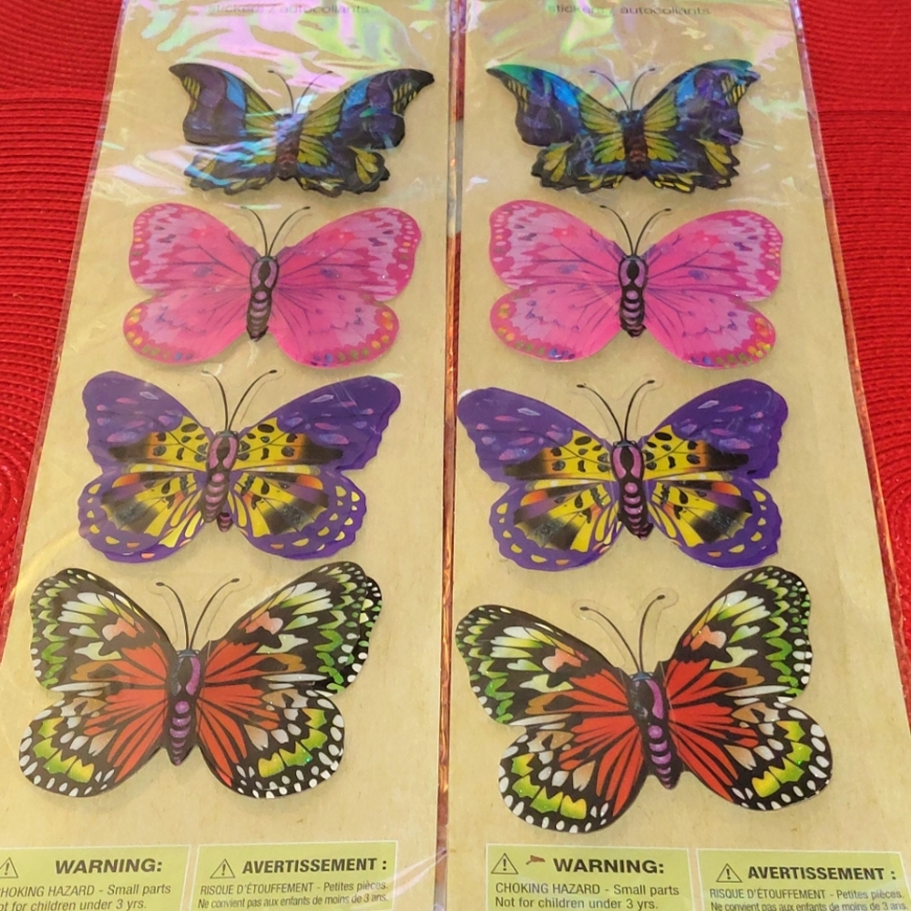 Crafters Square Butterfly Stickers